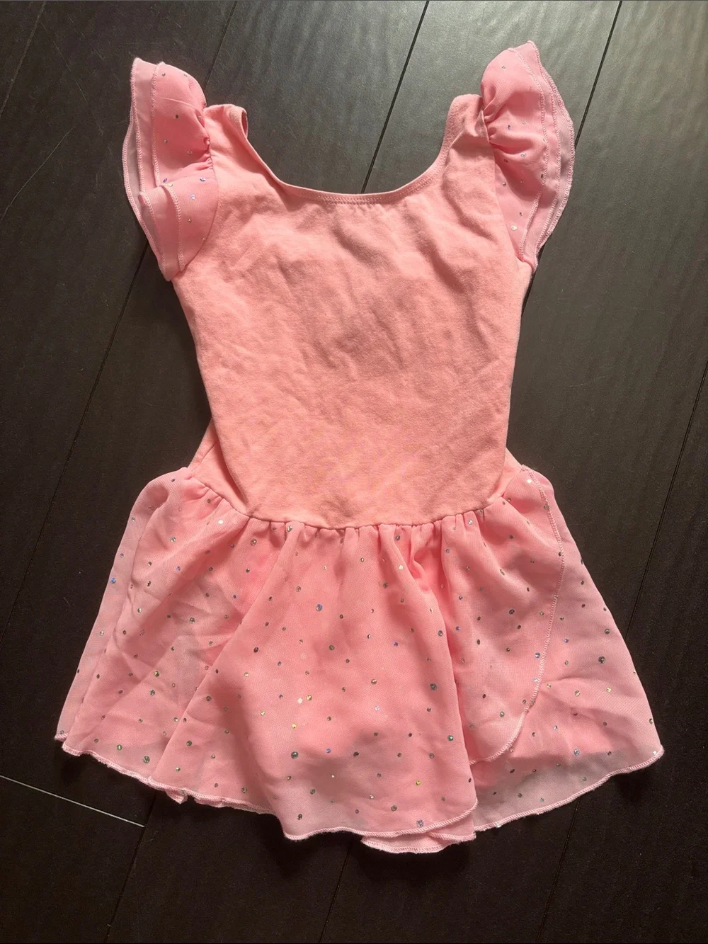 Children's Pink Sparkle Dance Leotard & Skirt